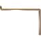 Ekena Millwork Steel Truss Shelf Bracket, Hammered Gold 2"W x 10"D x 7 1/4"H BKTM02X10X07TSHGO - alternate 2
